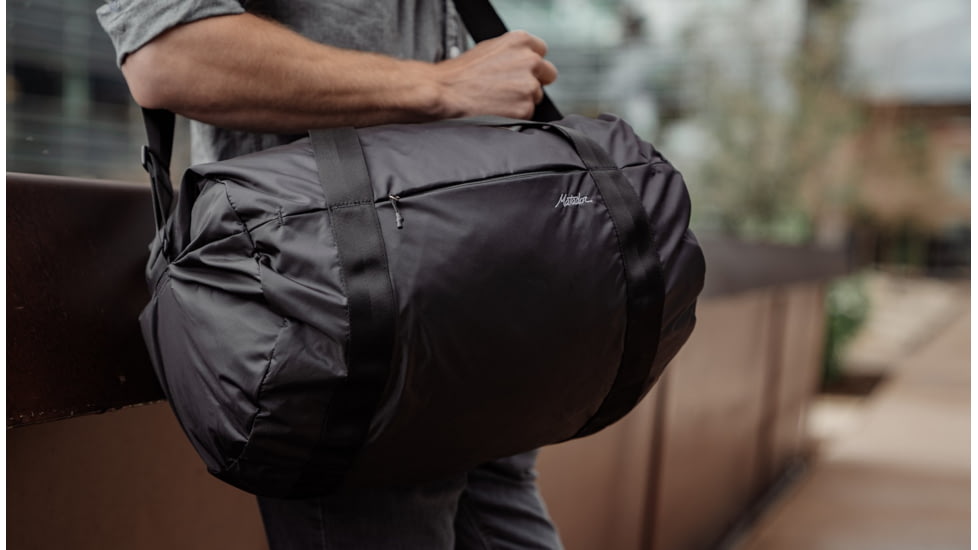 Matador On-Grid Packable Duffle, Charcoal/Black, 25 liter, MATOGW01BK