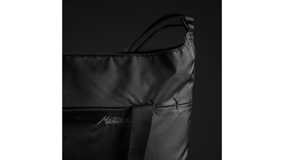 Matador On-Grid Packable Tote, Charcoal/Black, 16 liter, MATOGT01BK