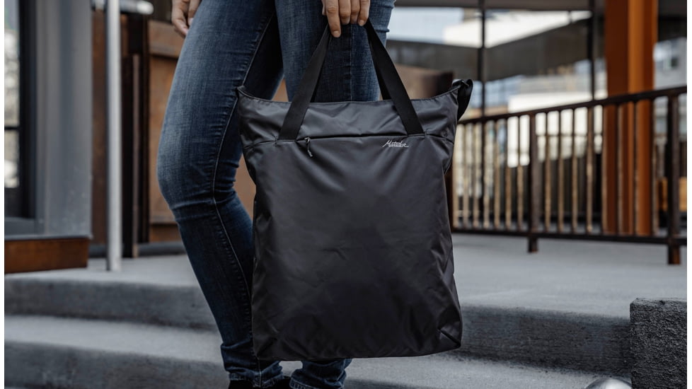 Matador On-Grid Packable Tote, Charcoal/Black, 16 liter, MATOGT01BK