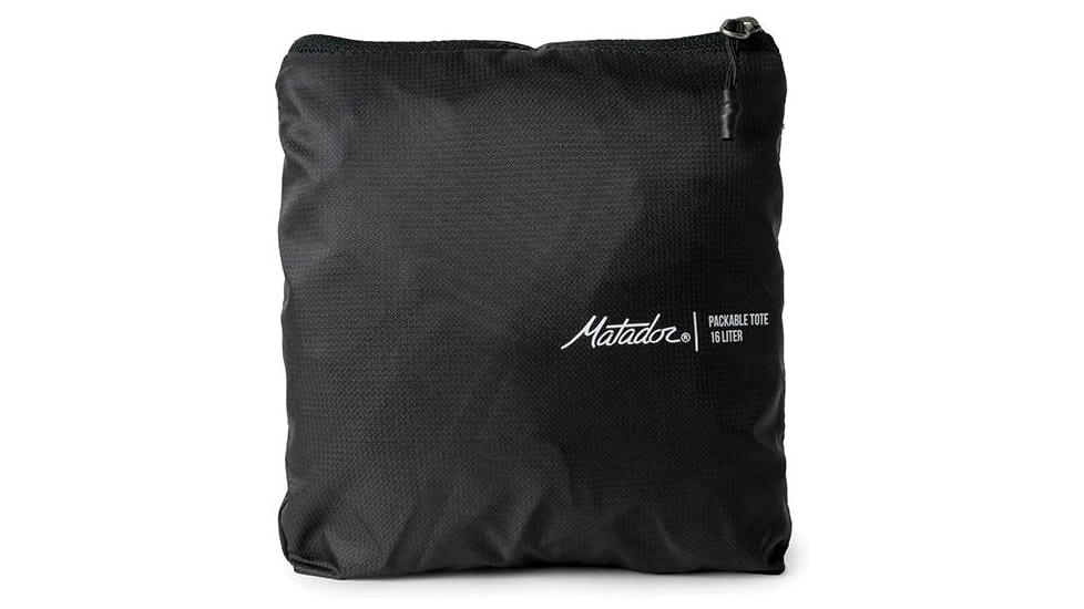 Matador On-Grid Packable Tote, Charcoal/Black, 16 liter, MATOGT01BK