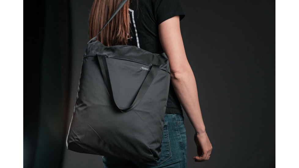 Matador On-Grid Packable Tote, Charcoal/Black, 16 liter, MATOGT01BK