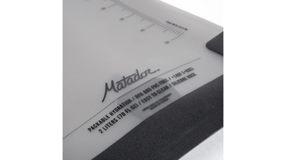 Matador Packable Hydration Reservoir, Charcoal, MATRS2L001BK