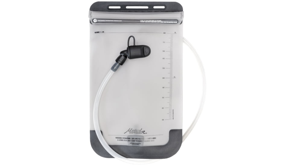 Matador Packable Hydration Reservoir, Charcoal, MATRS2L001BK