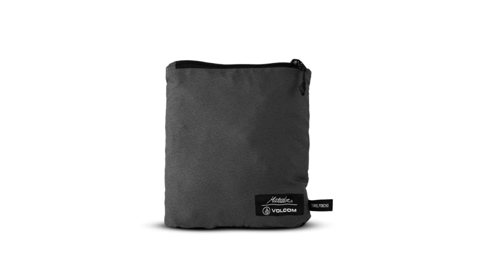 Matador Packable Towel Poncho, Volcom Grey, One Size, MVPO01GG