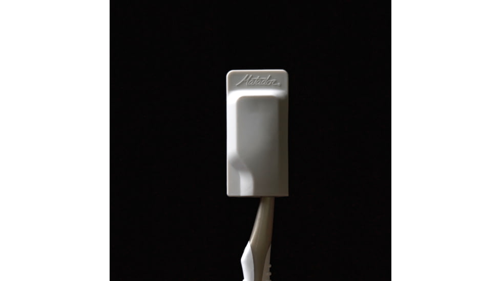 Matador Toothbrush Caps, 2-Pack, Black/Grey, MATTC2001BK