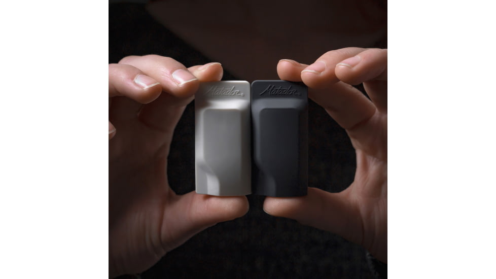 Matador Toothbrush Caps, 2-Pack, Black/Grey, MATTC2001BK