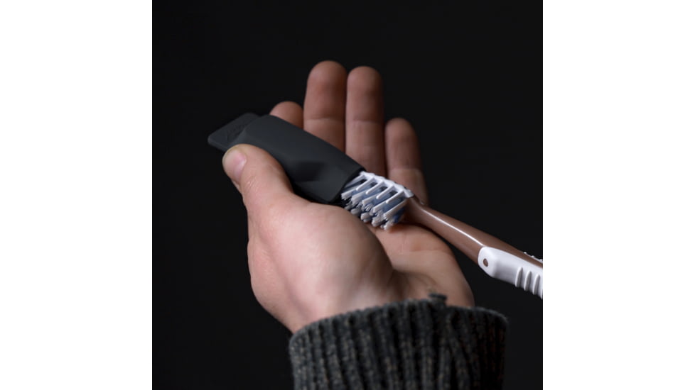 Matador Toothbrush Caps, 2-Pack, Black/Grey, MATTC2001BK