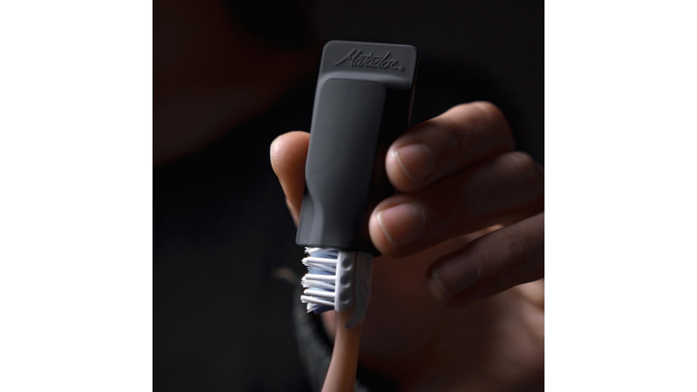 Matador Toothbrush Caps, 2-Pack, Black/Grey, MATTC2001BK