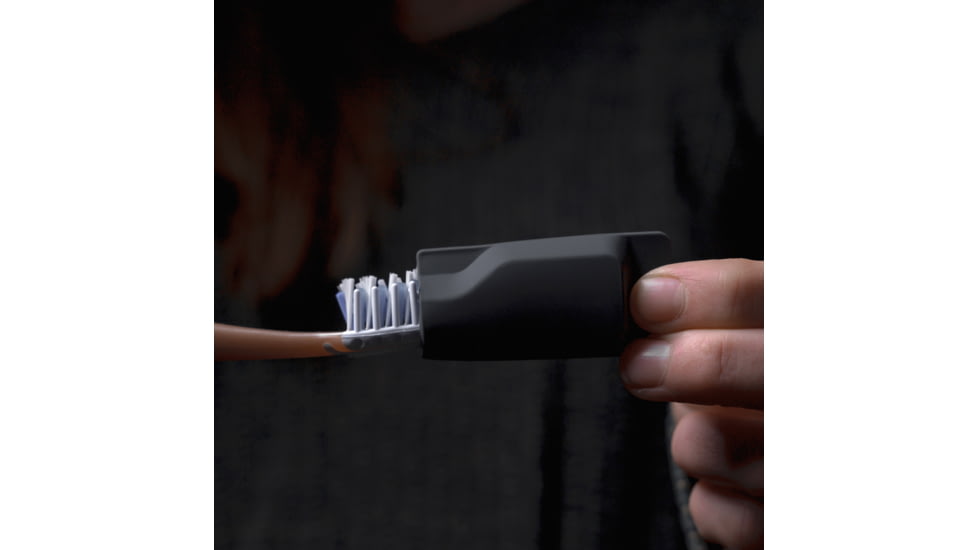 Matador Toothbrush Caps, 2-Pack, Black/Grey, MATTC2001BK