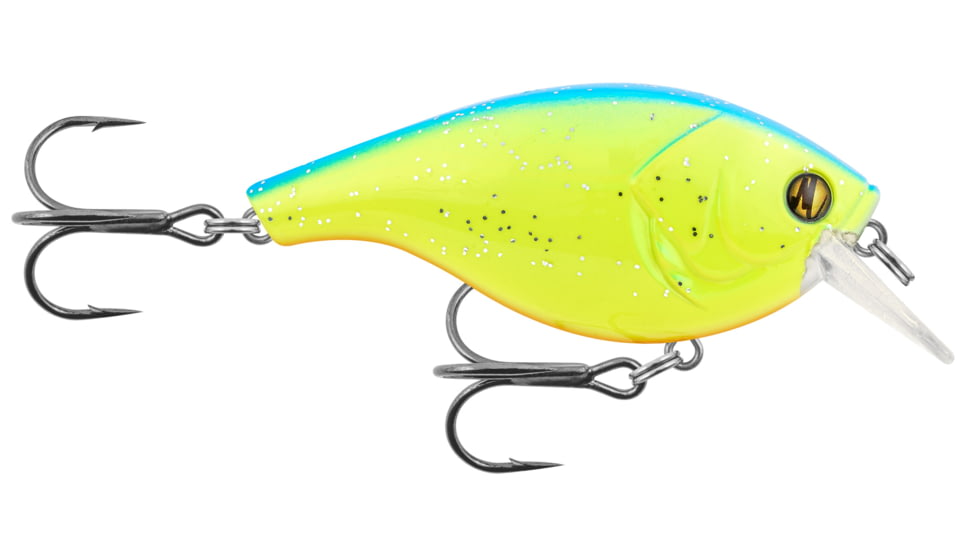 Matzuo Furiko Pendulum Square Bill, Chartreuse Blue, 3in, MZPC30-CHBG