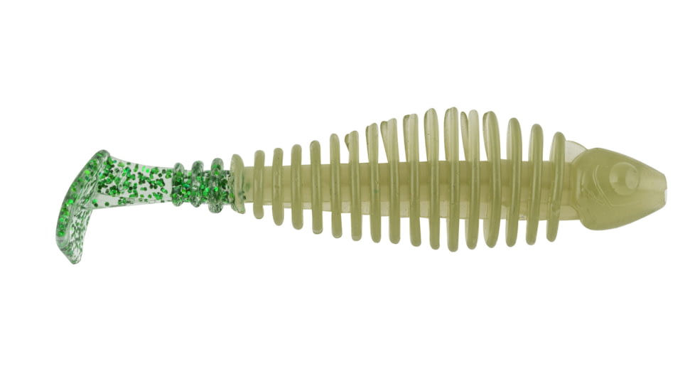 Matzuo Gaikotsu 2.5in Ribbed Swimmer 8pk, Olive Goby, MTZGK2.5OG