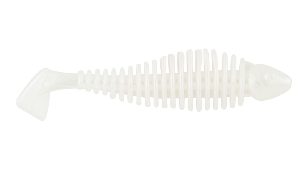 Matzuo Gaikotsu 2.5in Ribbed Swimmer 8pk, Pearl, MTZGK2.5PRL
