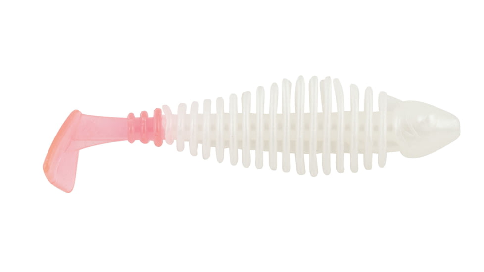 Matzuo Gaikotsu 2.5in Ribbed Swimmer 8pk, Pinkie, MTZGK2.5WP