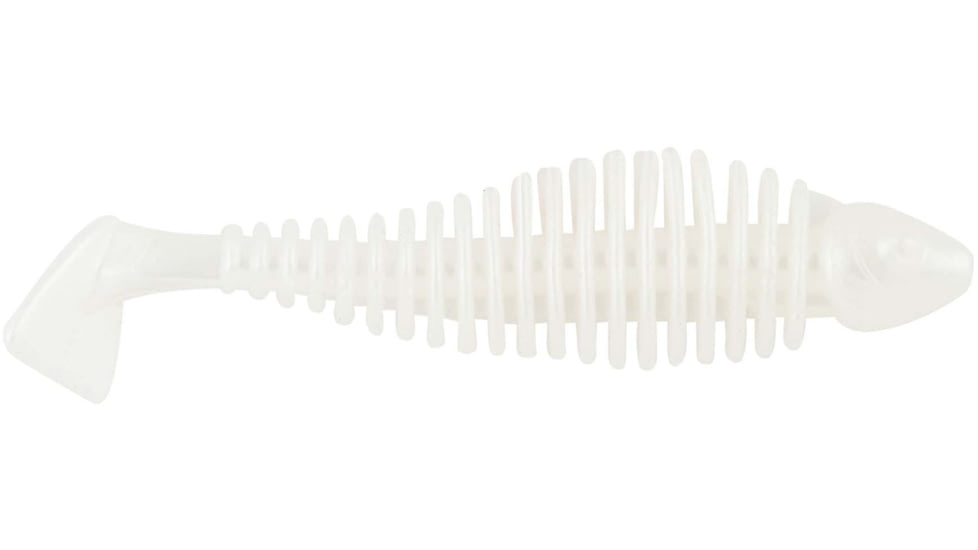 Matzuo Gaikotsu 3.5in Ribbed Swimmer 8pk, Pearl, MTZGK3.5PRL