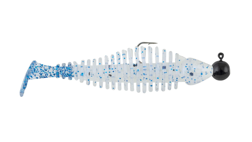 Matzuo Gaikotsu Pre-Rigged Swimmer 2.5in 3pk, 1/8th oz Oyster, GK2.5OYSTER3PK