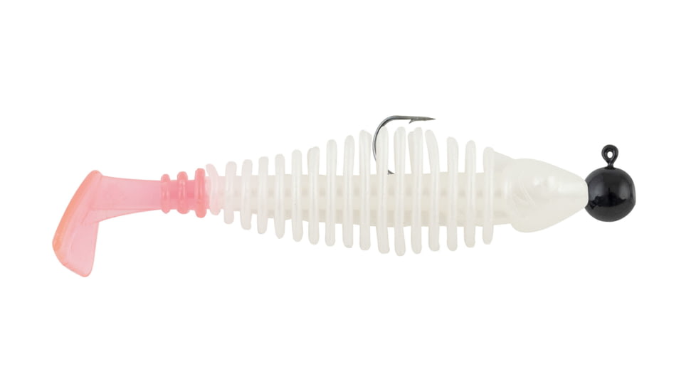 Matzuo Gaikotsu Pre-Rigged Swimmer 2.5in 3pk, 1/8th oz Pink Pearl, GK2.5PNKPRL3PK