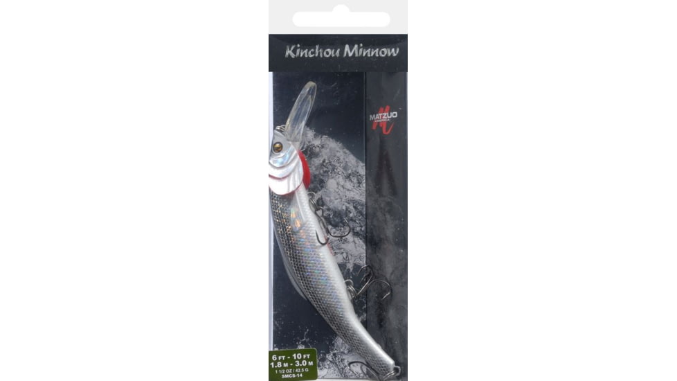 Matzuo Kinchou Minnow Pike/Muskie Series Bait,5.5in,Shad 118773