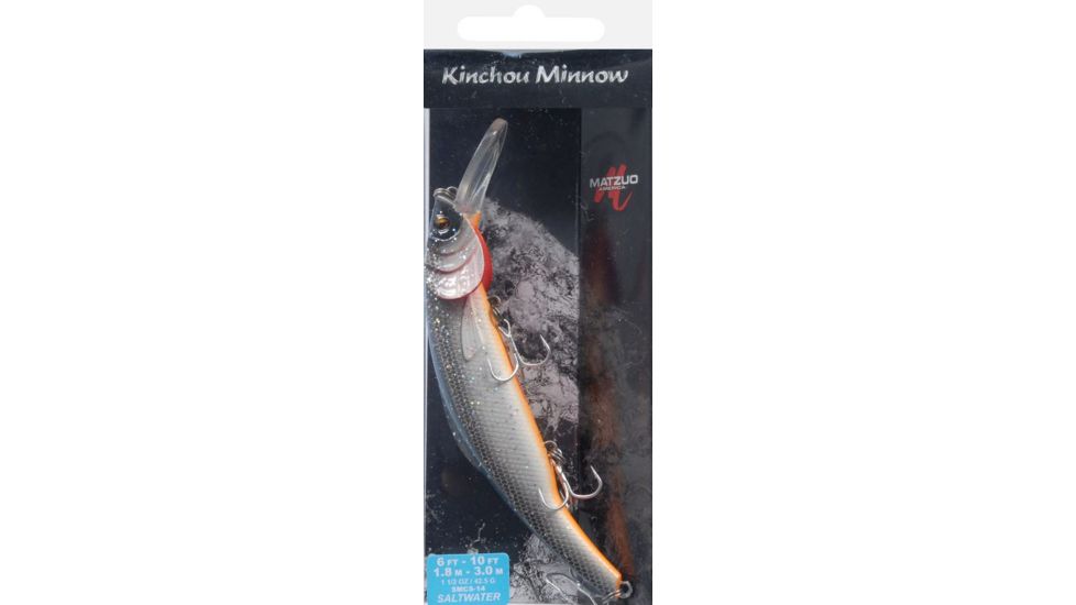 Matzuo Kinchou Minnow Saltwater Series Bait,5.5in,Mullet 118785