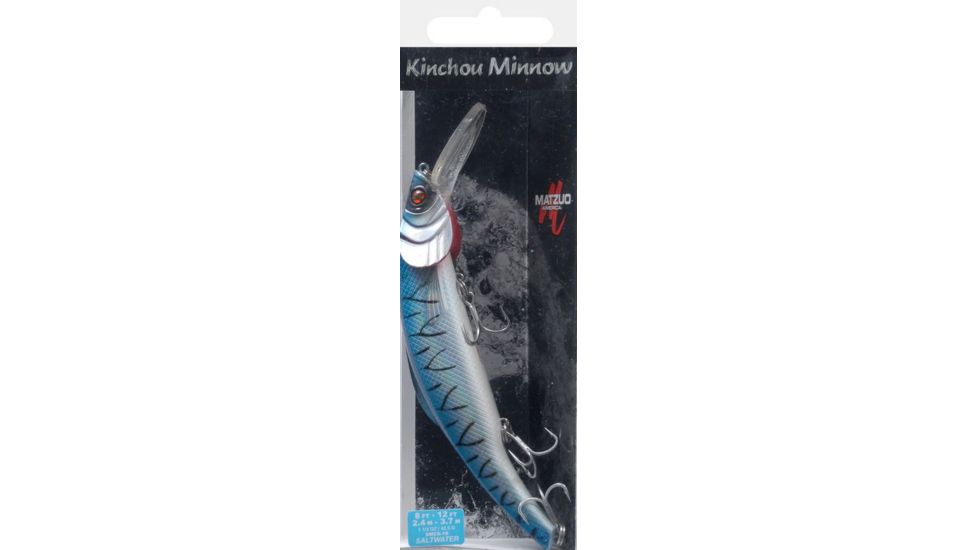Matzuo Kinchou Minnow Saltwater Series Bait,7.5in,Blue Mackeral 114361