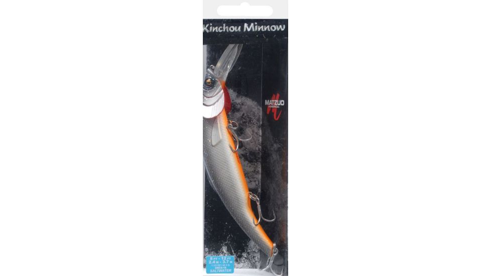 Matzuo Kinchou Minnow Saltwater Series Bait,7.5in,Mullet 114359