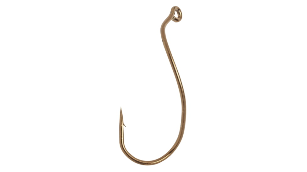 Matzuo Rip n Roll Hooks 1/0, Bronze, 25 per Pack, 900022-1/0