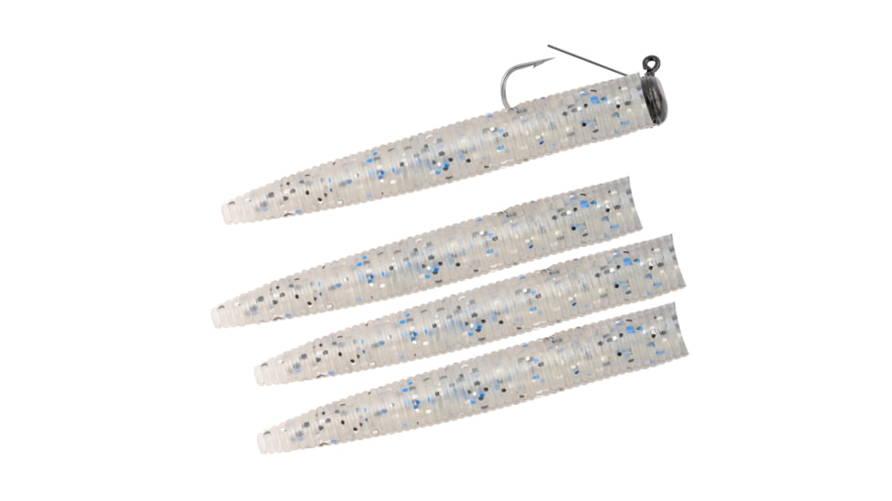 Matzuo Weedless Ned Rig, Smoke, 1/16oz, 4 Pack, MZMFW116-SM