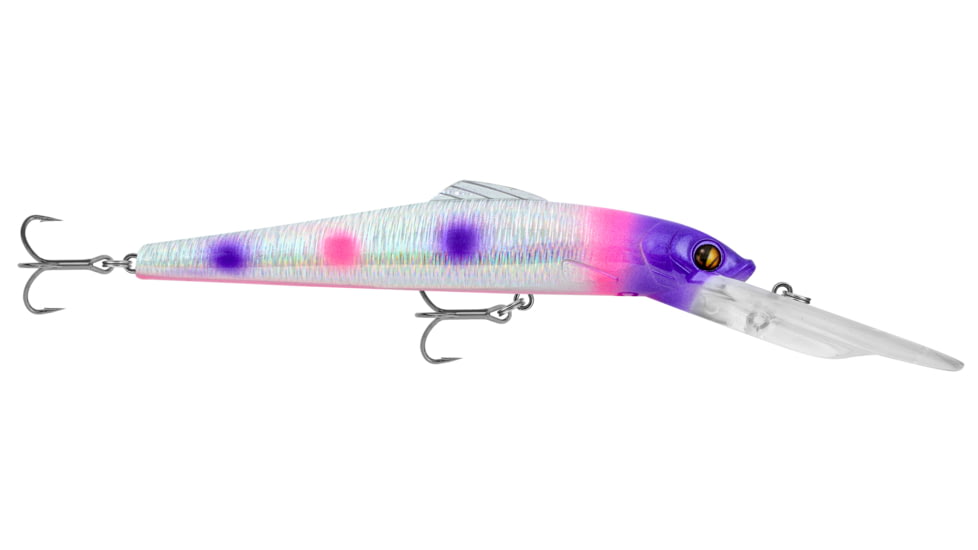 Matzuo Zanda Shad Diver, Cotton Candy Prism, 3-5/8in, MZZS9D-PCC