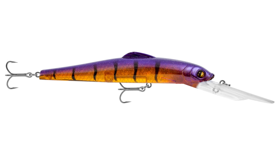 Matzuo Zanda Shad Diver, Royal Perch Glass, 3-5/8in, MZZS9D-GRP