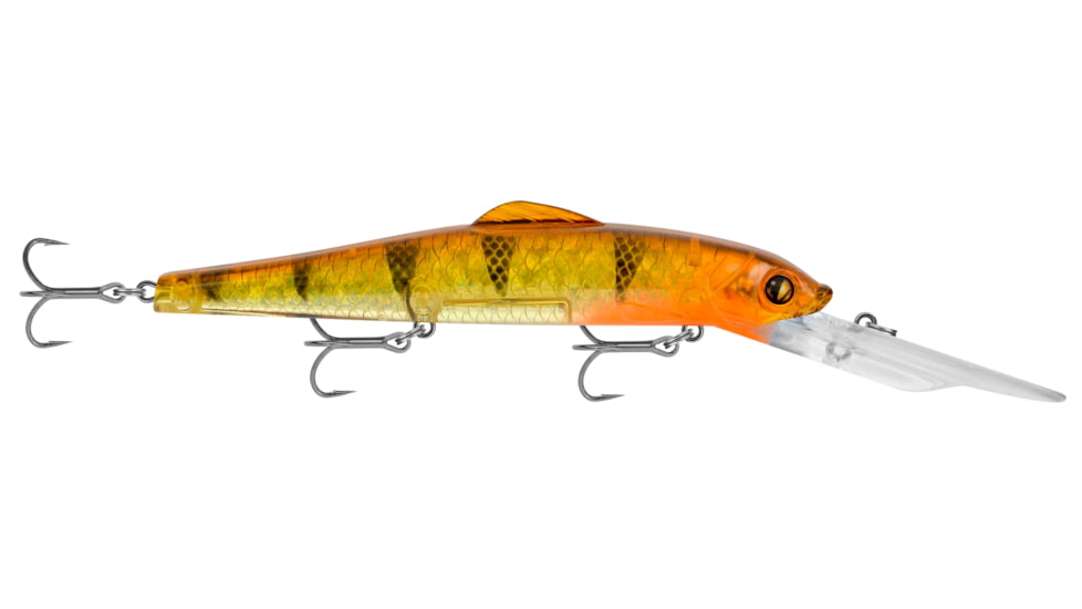 Matzuo Zanda Shad Diver, Tiger Perch, 4-3/8in, MZZS11D-TPR