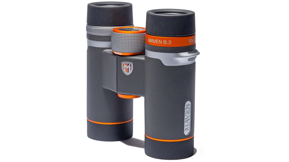 Maven B.3 6x30mm Schmidt-Pechan Binocular Bundle, Grey/Orange, BUND-B30630BLD3