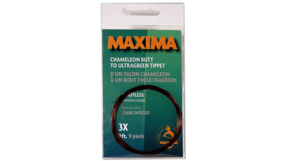 Maxima Knotless Tapered Leader 9ft 6X, KTL9-6X