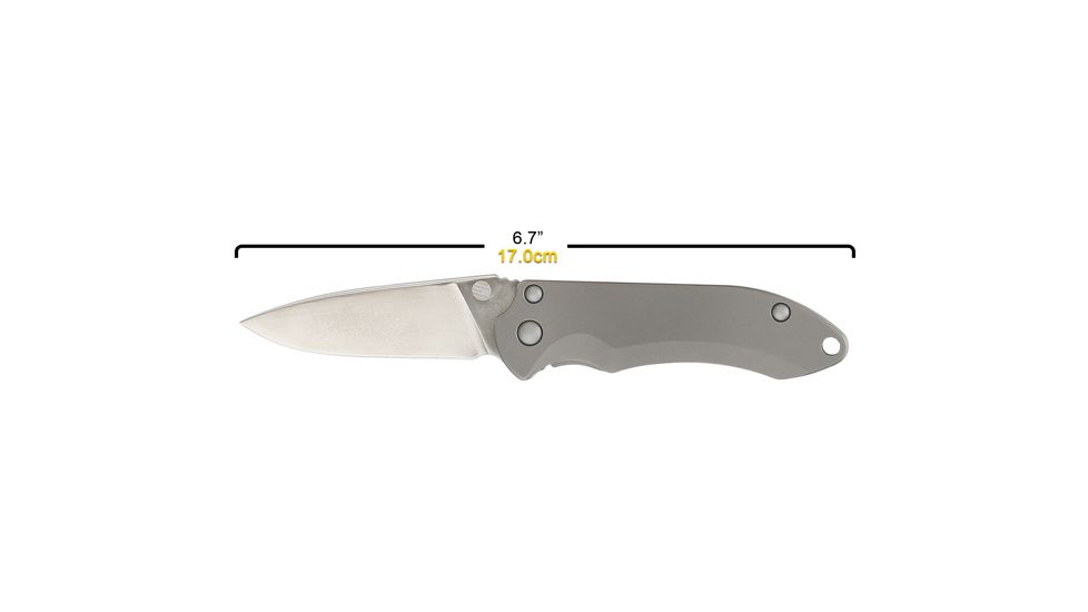 Maxpedition Excelsa Small Framelock Folding Knife, D2 blade, Titanium handle FRMLCKS