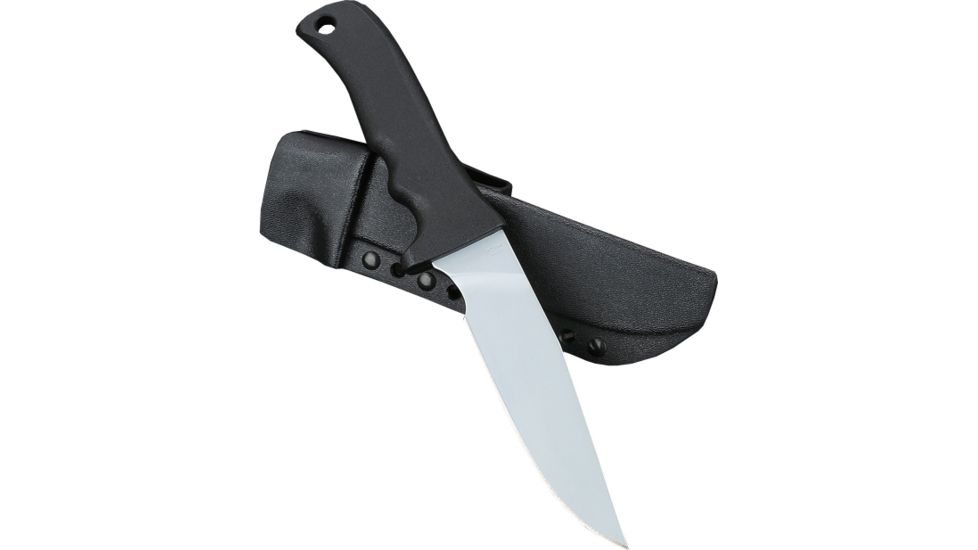 Maxpedition Fixed Blade, Black FRN, Med Long Clip, Plain MXMLCP