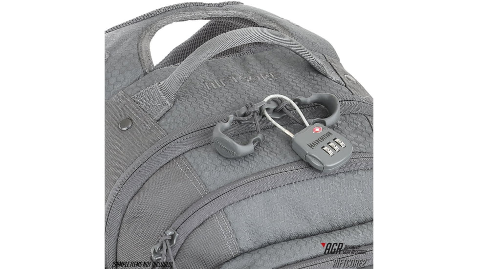 Maxpedition Riftcore v2.0 CCW-Enabled Backpack, 23 Liters, Gray, 12in x 8in x 18in, RFC2GRY