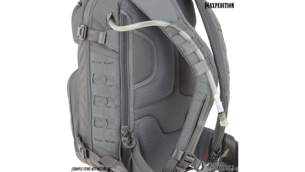 Maxpedition Riftcore v2.0 CCW-Enabled Backpack, 23 Liters, Gray, 12in x 8in x 18in, RFC2GRY