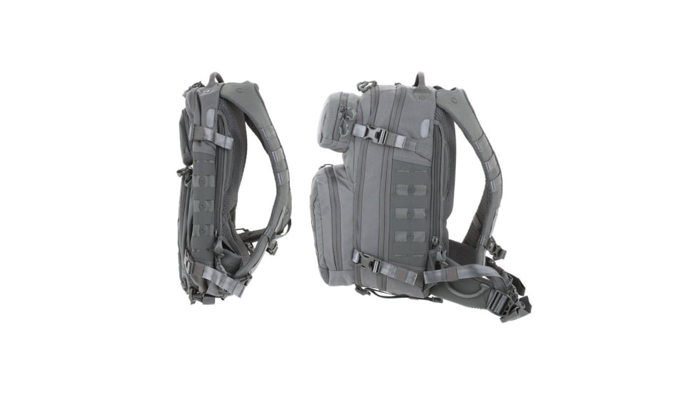 Maxpedition Riftcore v2.0 CCW-Enabled Backpack, 23 Liters, Gray, 12in x 8in x 18in, RFC2GRY