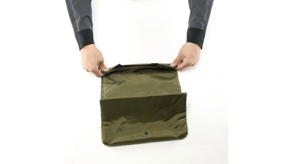 Maxpedition Roll Up Tote w/ 2 Maxpedition Logos, Green, 14in x 12in x 8in, TTEMXGRN