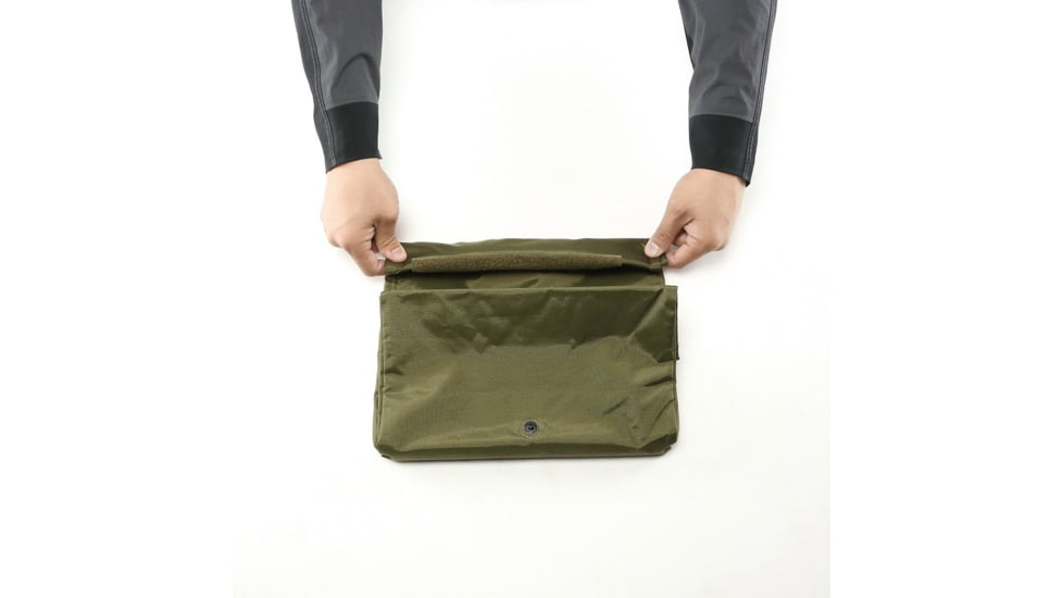 Maxpedition Roll Up Tote w/ 2 Maxpedition Logos, Green, 14in x 12in x 8in, TTEMXGRN