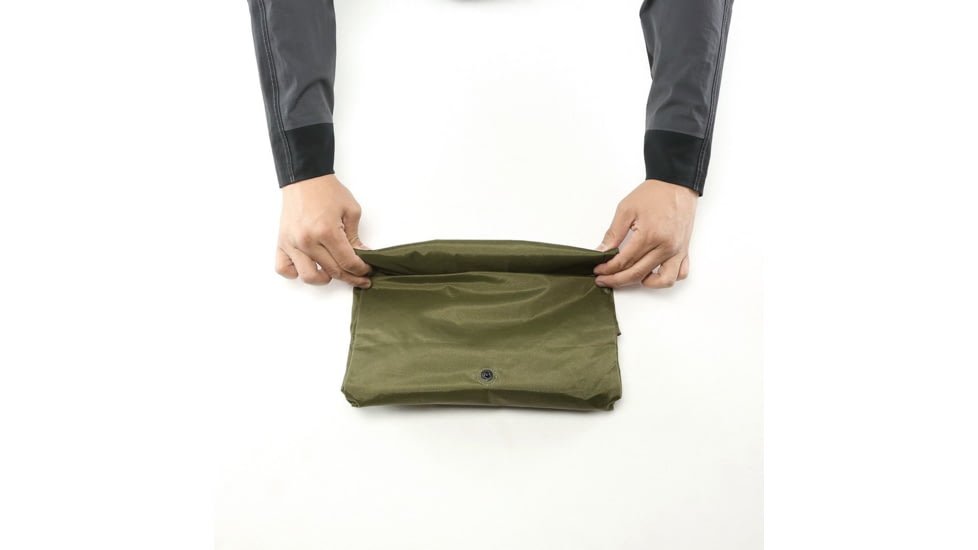 Maxpedition Roll Up Tote w/ 2 Maxpedition Logos, Green, 14in x 12in x 8in, TTEMXGRN