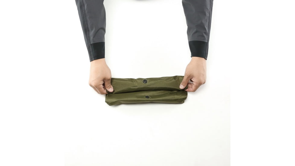 Maxpedition Roll Up Tote w/ 2 Maxpedition Logos, Green, 14in x 12in x 8in, TTEMXGRN