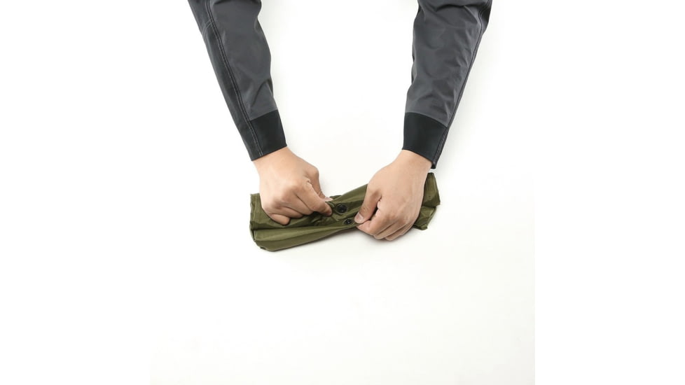 Maxpedition Roll Up Tote w/ 2 Maxpedition Logos, Green, 14in x 12in x 8in, TTEMXGRN