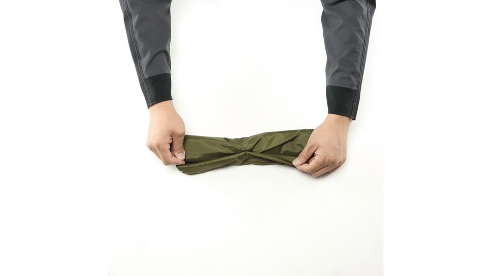 Maxpedition Roll Up Tote w/ 2 Maxpedition Logos, Green, 14in x 12in x 8in, TTEMXGRN