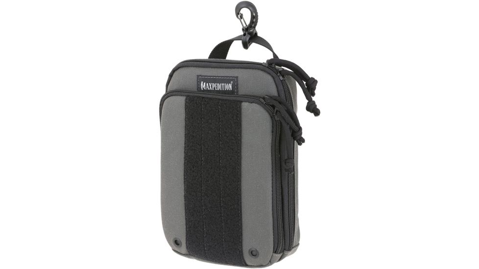 Maxpedition ZipHook X-Large Pocket Organizer 5.5in x 2in x 8.5in, Wolf Gray, X-Large PT1538W