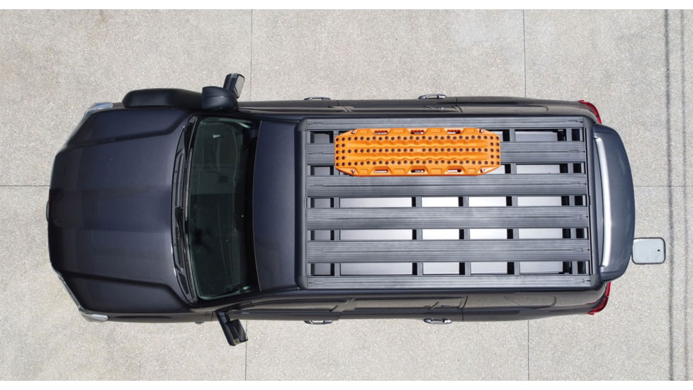 Maxtrax Flat Rack Mount With Channel Nut And Xtreme MPS, Black, MTXFRMXMPSC