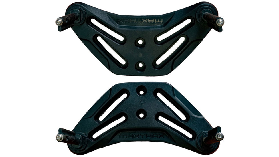 Maxtrax Flat Rack Mount With Channel Nut And Xtreme MPS, Black, MTXFRMXMPSC