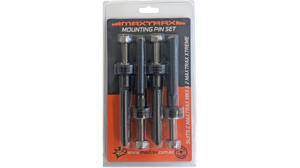 Maxtrax Mounting Pin Set MKII/X-Series, Black, MTXMPSX