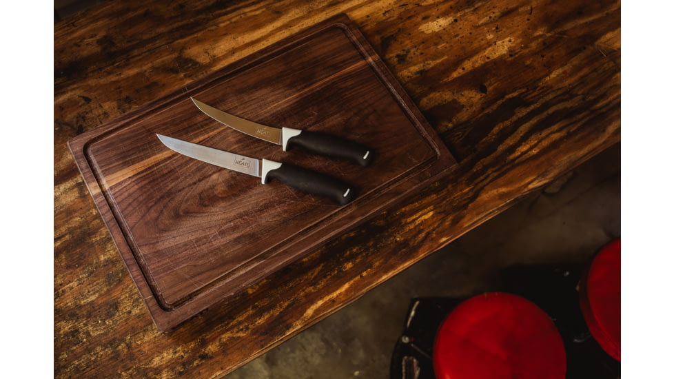MEAT! Your Maker Boning Butcher Knife, 6 in, German 4116 Steel, Curved Fillet Blade, Polymer Handle, 1205578