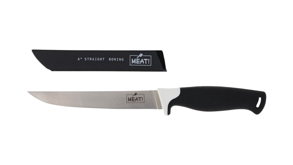 MEAT! Your Maker Boning Butcher Knife, 6 in, German 4116 Steel, Straight Blade, Polymer Handle, 1205582