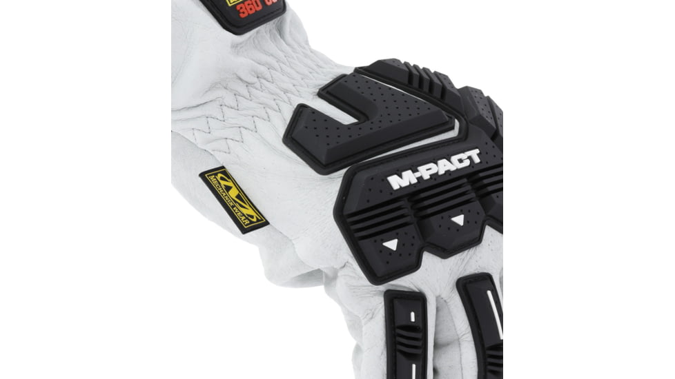 Mechanix Wear DuraHide M-Pact HD Driver F8-360 Gloves - Mens, White, Small, LDMPHD-X00-008