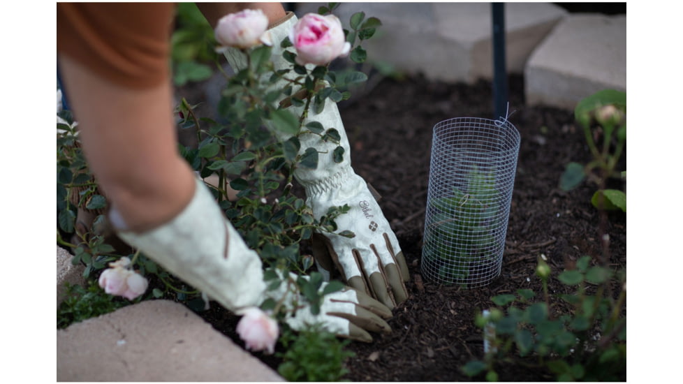 Mechanix Wear Ethel Garden Rose Gauntlet Cuff Gloves - Womens, Rendezvous, Medium, ETH-RSE-520